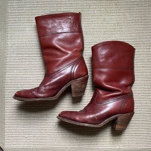 Vintage Frye 1960s mid western boots